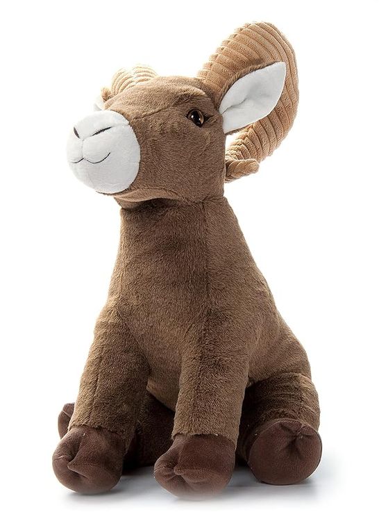 Jumbo Bighorn Sheep Stuffed Animal Plush, Wild Onez by Zoologee, view 2