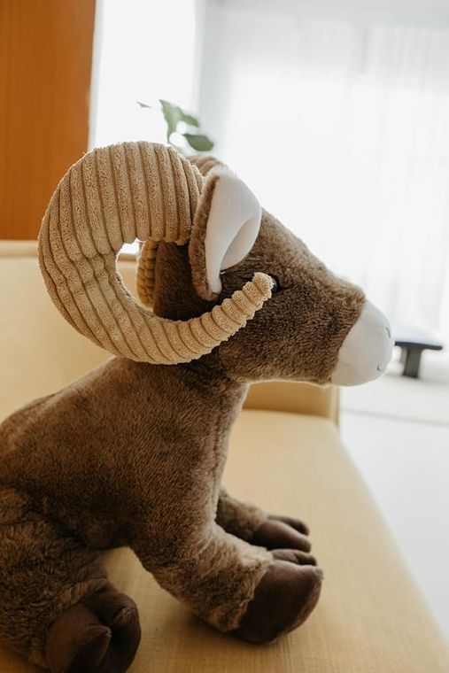 Jumbo Bighorn Sheep Stuffed Animal Plush, Wild Onez by Zoologee, view 3