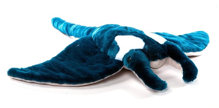 Jumbo Manta Stingray Stuffed Animal, Wild Onez by Zoologee, view 2