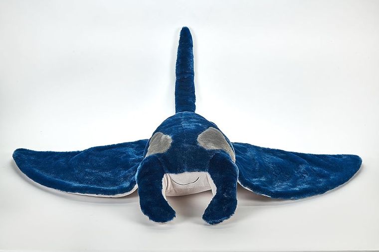 Jumbo Manta Stingray Stuffed Animal, Wild Onez by Zoologee, view 3