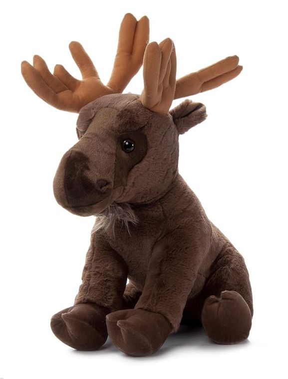 Jumbo Moose Stuffed Animal, Wild Onez by Zoologee, view 2