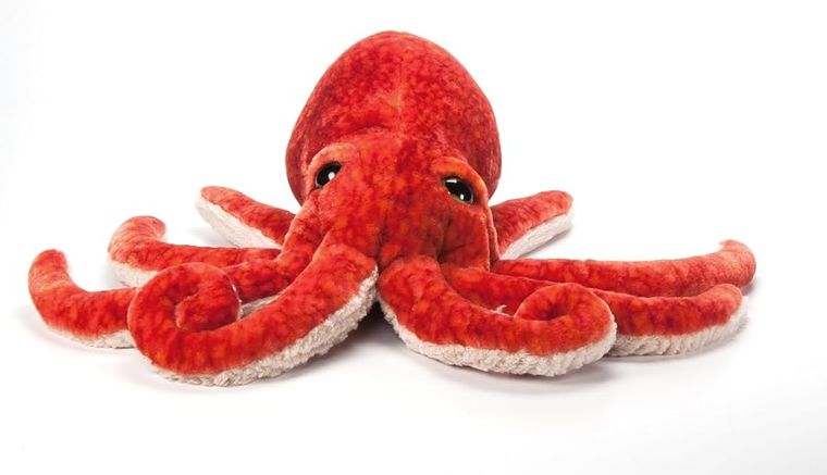 Jumbo Pacific Red Octopus Stuffed Animal, Wild Onez by Zoologee, view 3