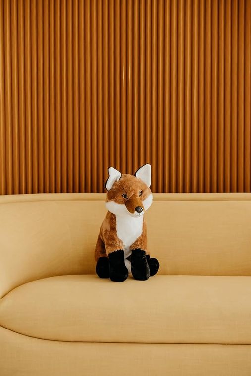 Jumbo Red Fox Stuffed Animal, Wild Onez by Zoologee, view 3