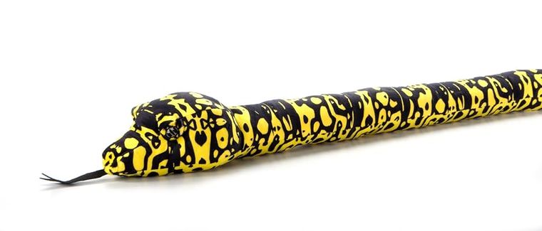 Jungle Carpet Python Snake Stuffed Animal Plushie by Zoologee, view 2