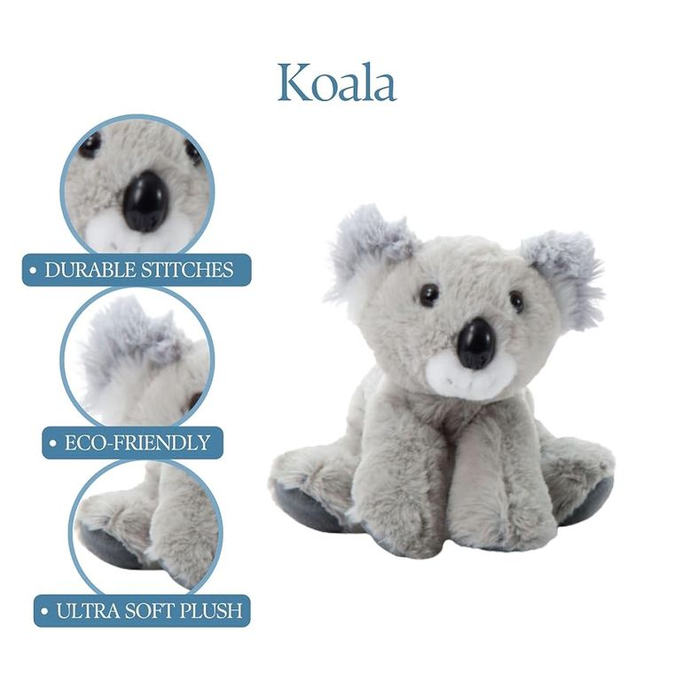 Koala Stuffed Animal Plushie, Wild Onez by Zoologee, view 2