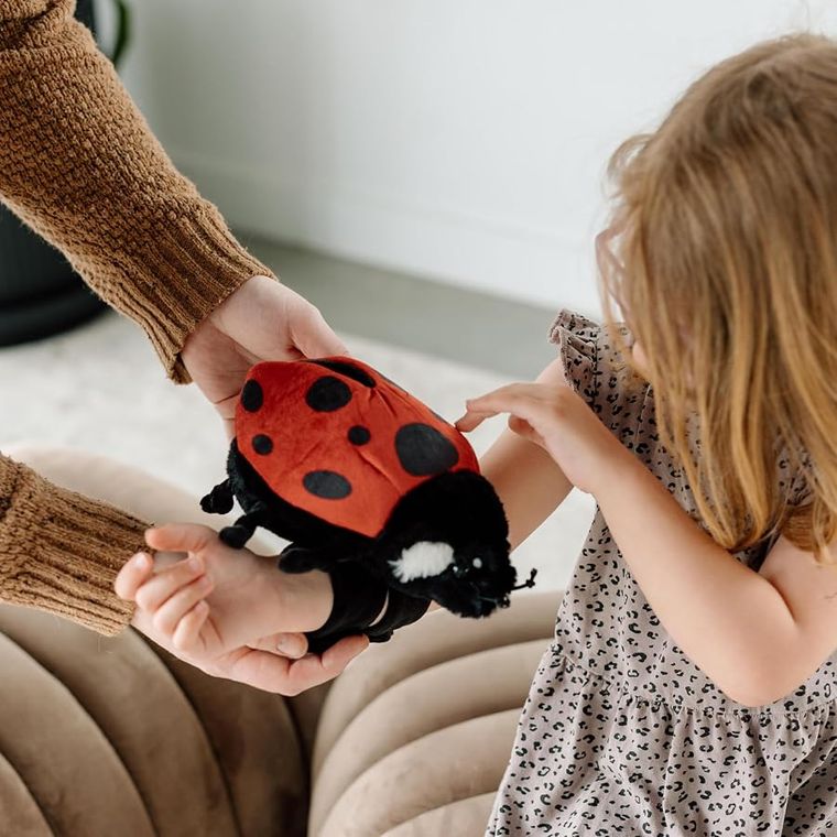 Ladybug Slap Bracelet Stuffed Animal by Zoologee, view 3