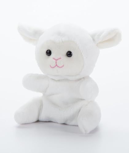 Lamb Stuffed Animal Plushie, Spring Gifts for Kids, Nuggetz Animals, White Lamb Plush Toy by Zoologee