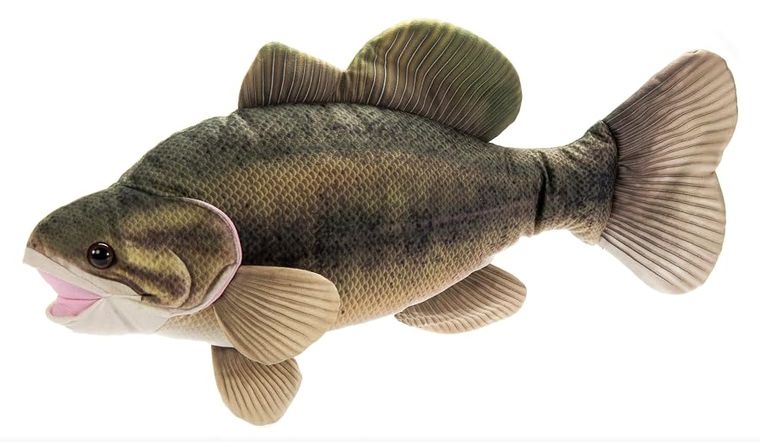 Large Mouth Bass Stuffed Animal Plushie, Wild Onez by Zoologee, view 2