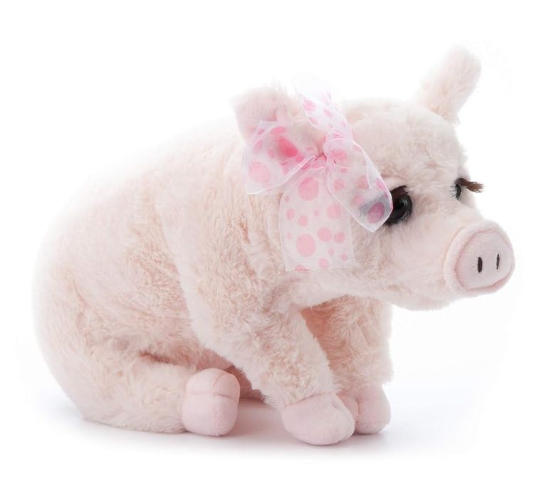 Lash'z Pig Stuffed Animal Plushie by Zoologee, view 2