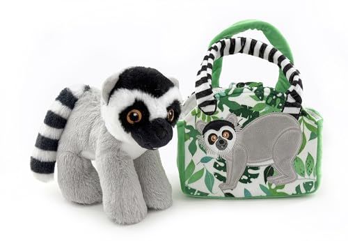 Lemur Purse Plush Set Stuffed Animal by Zoologee
