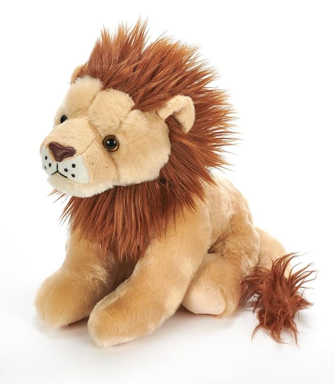 Lion Stuffed Animal Plushie, Wild Onez by Zoologee, view 3