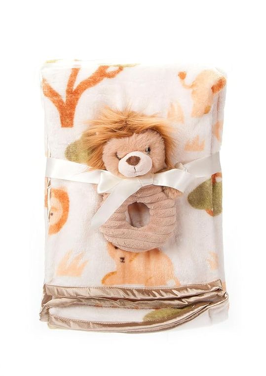 Lion Blanket Stuffed Animal Plushie by Zoologee, view 2