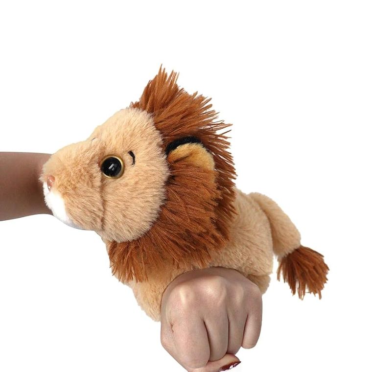 Lion Slap Bracelet Stuffed Animal by Zoologee, view 2
