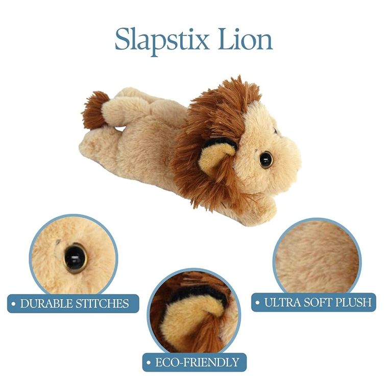 Lion Slap Bracelet Stuffed Animal by Zoologee, view 3
