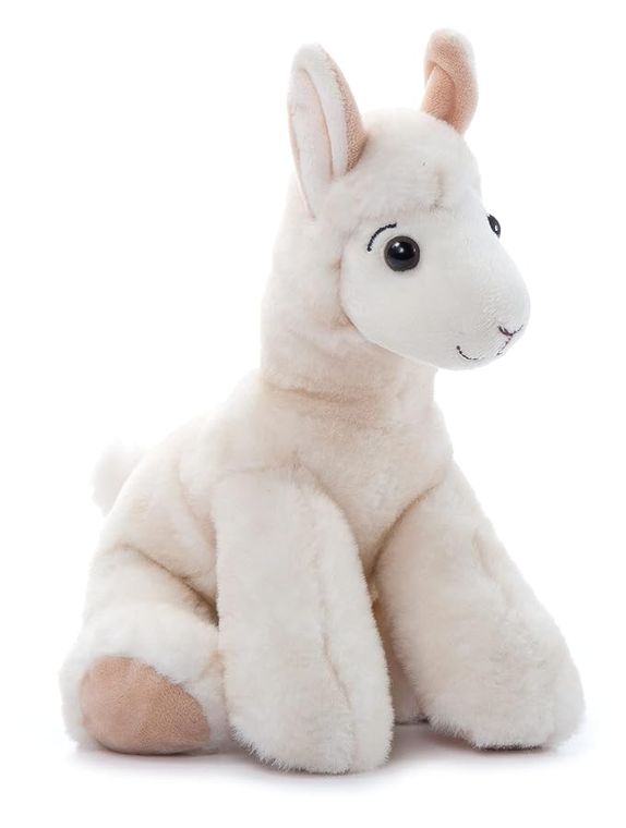 Llama Stuffed Animal Plushie, Wild Onez Wildlife Animals, Llama Plush Toy by Zoologee, view 2