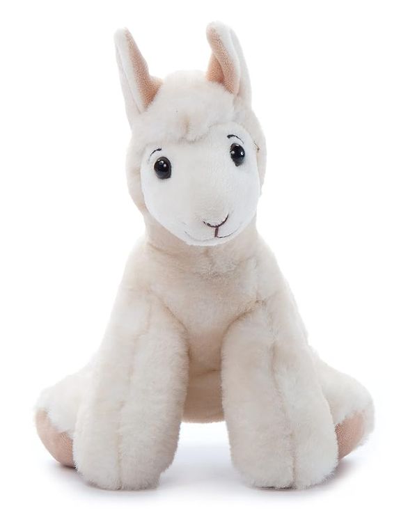 Llama Stuffed Animal Plushie, Wild Onez Wildlife Animals, Llama Plush Toy by Zoologee, view 3