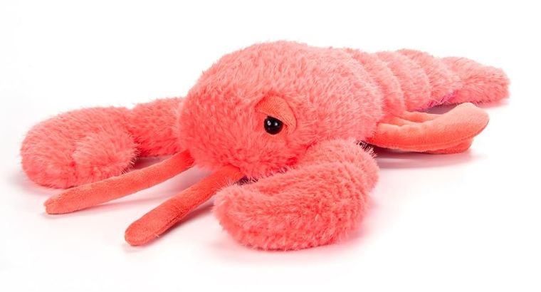 Lobster Stuffed Animal Plushie, Fuzzlez by Zoologee, view 2