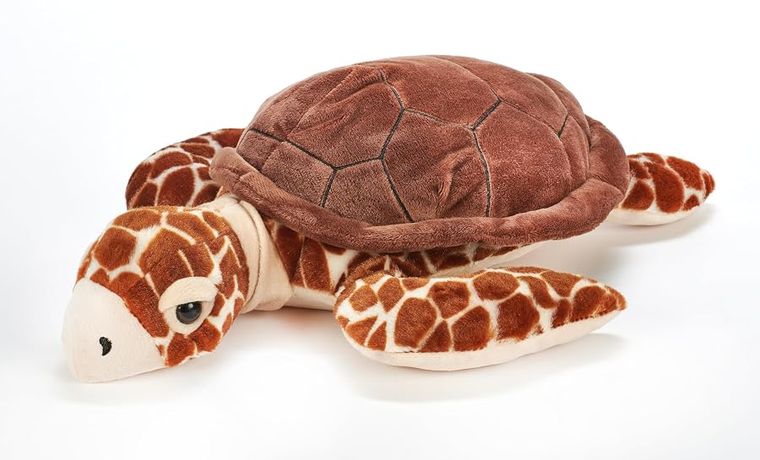 Loggerhead Sea Turtle Stuffed Animal, Wild Onez by Zoologee, view 2