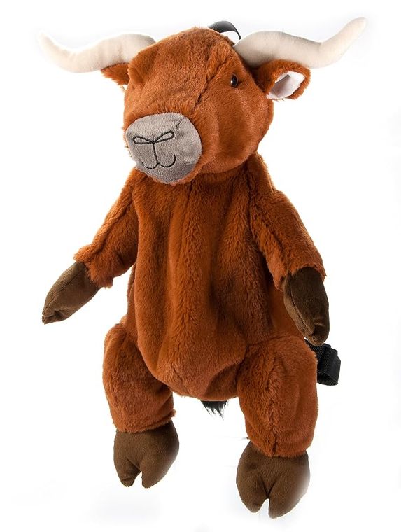Longhorn Plush Backpack Stuffed Animal by Zoologee, view 2