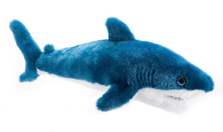 Mako Shark Stuffed Animal Plushie by Zoologee, view 2