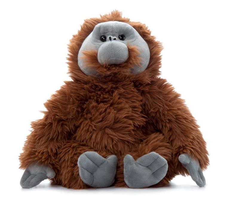 Male Orangutan Stuffed Animal, Wild Onez by Zoologee, view 2
