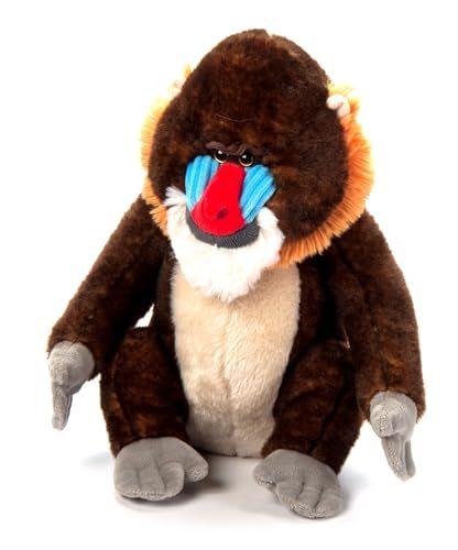 Mandrill Monkey Stuffed Animal Plushie, Wild Onez by Zoologee