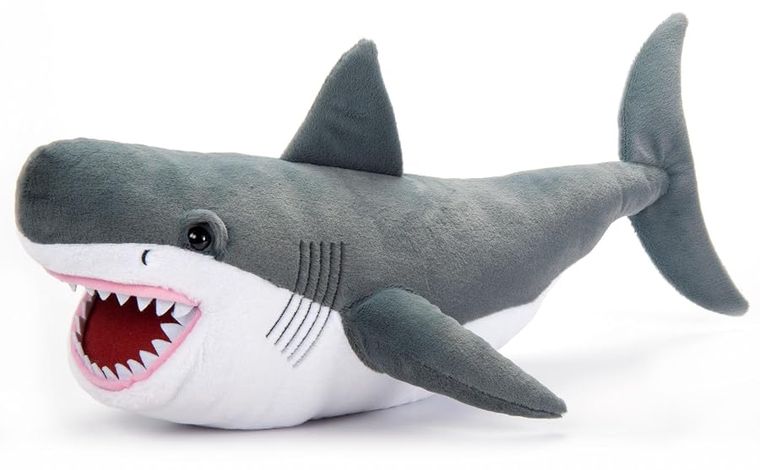 Megalodon Stuffed Animal Plushie by Zoologee, view 2