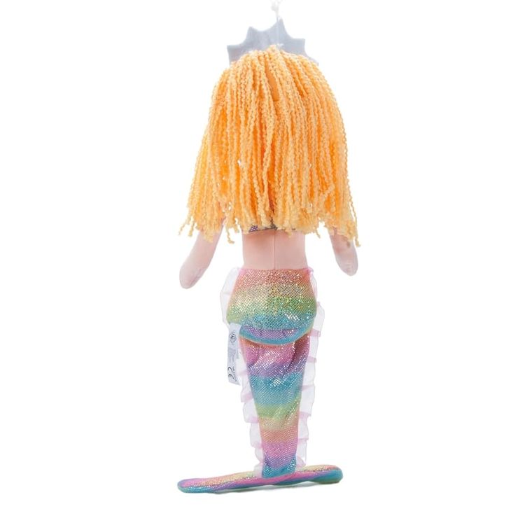 Mermaid Doll Plushie, Gifts for Girls, Ombrez Mermaid Stuffed Animals, Mermaid Soft Doll, Blonde Hair by Zoologee, view 3