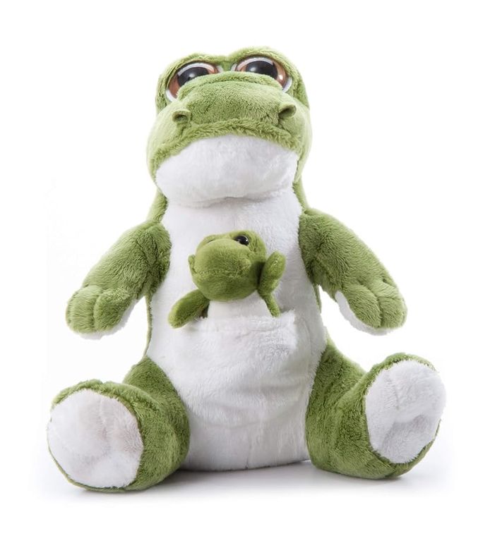 Mom Baby Alligator Stuffed Animal Plush by Zoologee, view 2