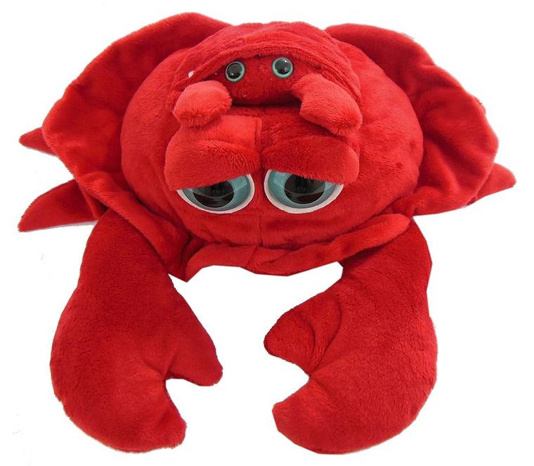 Mom Baby Crab Stuffed Animal Plushie by Zoologee, view 3
