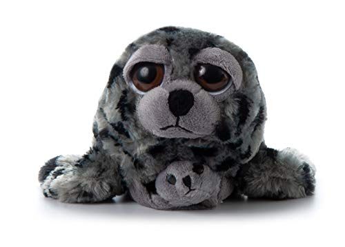 Mom Baby Harbor Seal Stuffed Animal by Zoologee