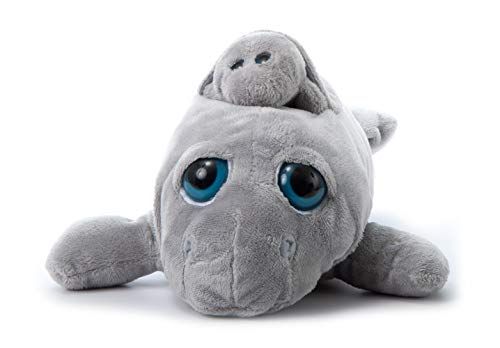 Mom Baby Manatee Stuffed Animal Plushie by Zoologee