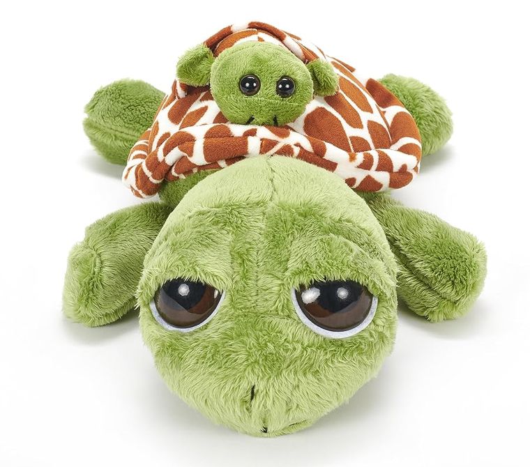 Mom Baby Sea Turtle Stuffed Animal Plush by Zoologee, view 3