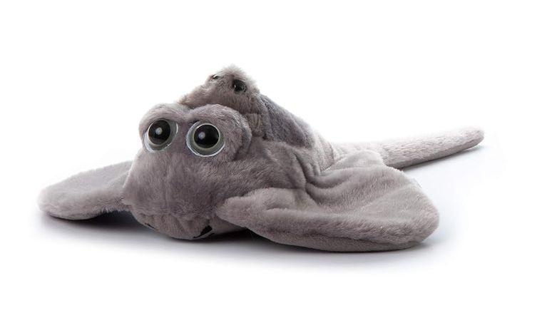 Mom Baby Stingray Stuffed Animal Plushie by Zoologee, view 2