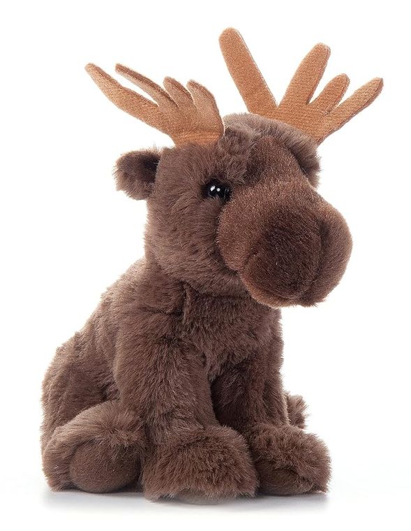 Moose Stuffed Animal Plushie, Wild Onez by Zoologee, view 2