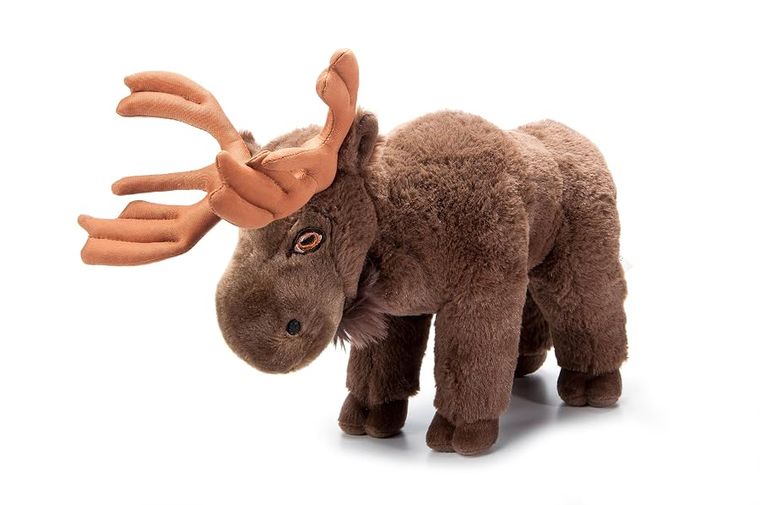 Moose Stuffed Animal Plushie by Zoologee, view 2