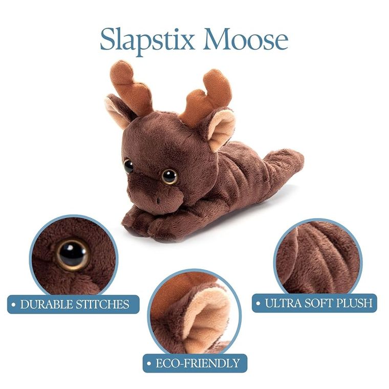 Moose Slap Bracelet Stuffed Animal by Zoologee, view 3