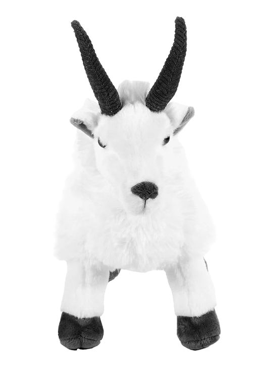 Mountain Goat Stuffed Animal, Wild Onez by Zoologee, view 3