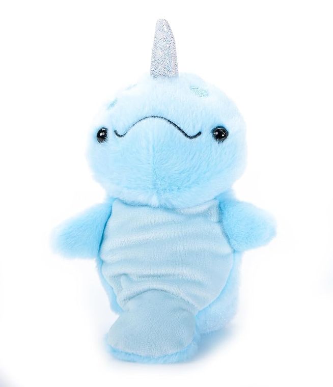 Narwhal Stuffed Animal Plushie, Nuggetz by Zoologee, view 2