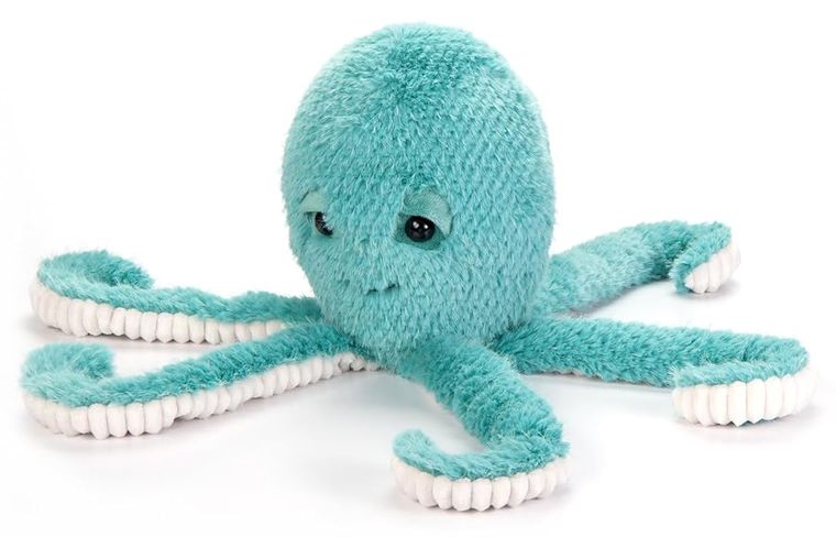 Octopus Stuffed Animal Plushie, Fuzzlez by Zoologee, view 2