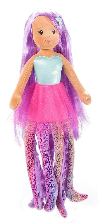 Octopus Mermaid Stuffed Animal Plushie by Zoologee, view 2