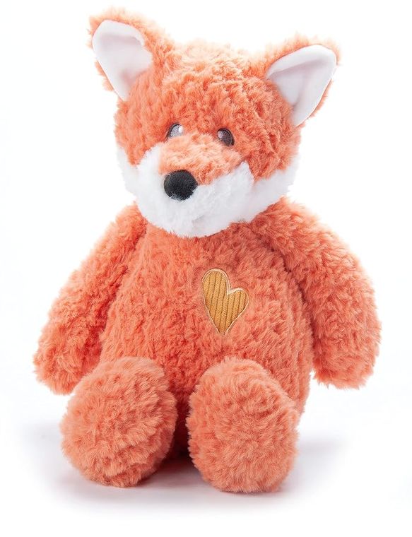 Orange Fox Stuffed Animal, Snuggle Palz by Zoologee, view 2