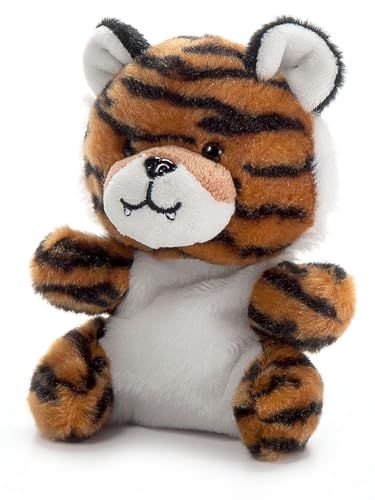 Orange Striped Tiger Stuffed Animal Plushie, Nuggetz by Zoologee