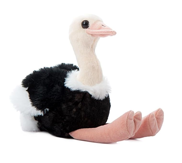 Ostrich Stuffed Animal Plushie, Wild Onez by Zoologee, view 2