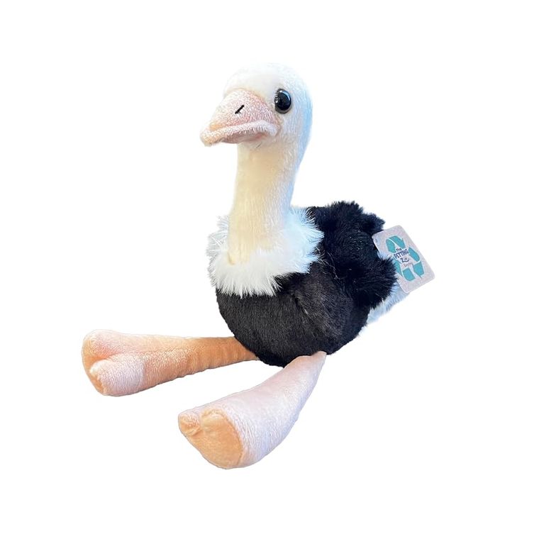 Ostrich Stuffed Animal Plushie, Wild Onez by Zoologee, view 3