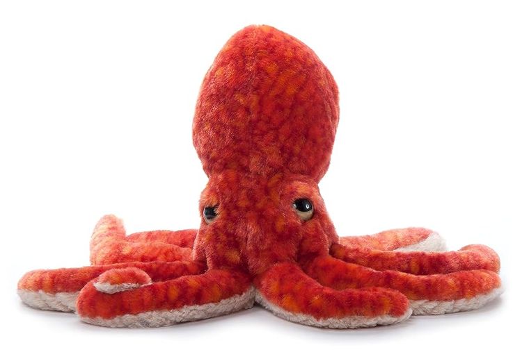 Pacific Red Octopus Stuffed Animal Plush, Wild Onez by Zoologee, view 2