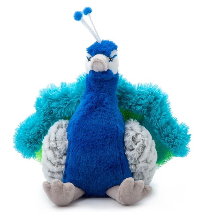 Peacock Stuffed Animal Plush, Wild Onez by Zoologee, view 2