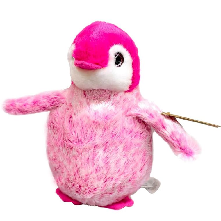 Penguin Stuffed Animal, Gifts for Girls, Colorful Frosted Penguin Plush Toy, (Pink) by Zoologee, view 2