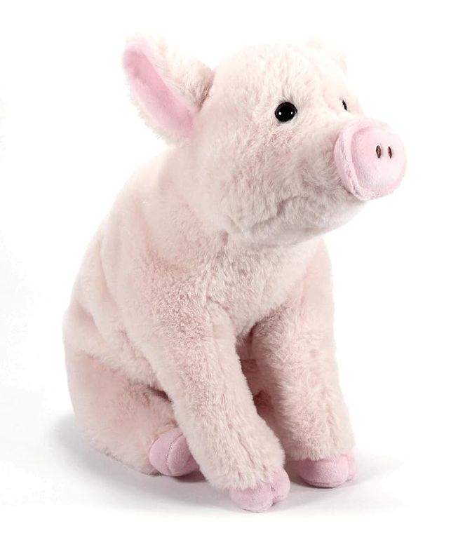 Pig Stuffed Animal Plushie, Wild Onez by Zoologee, view 2
