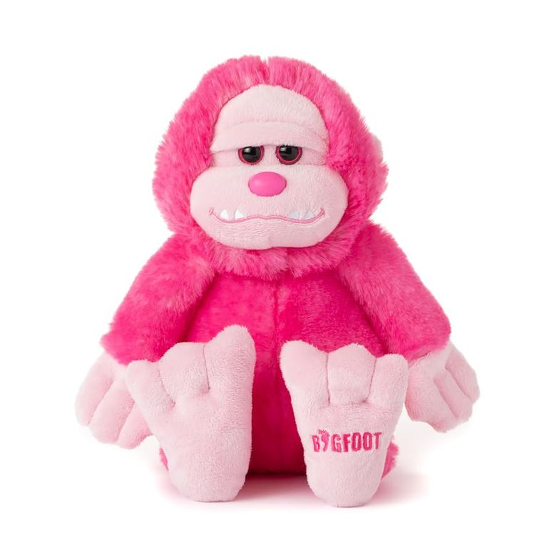 Pink Bigfoot Stuffed Animal, Wild Onez by Zoologee, view 2